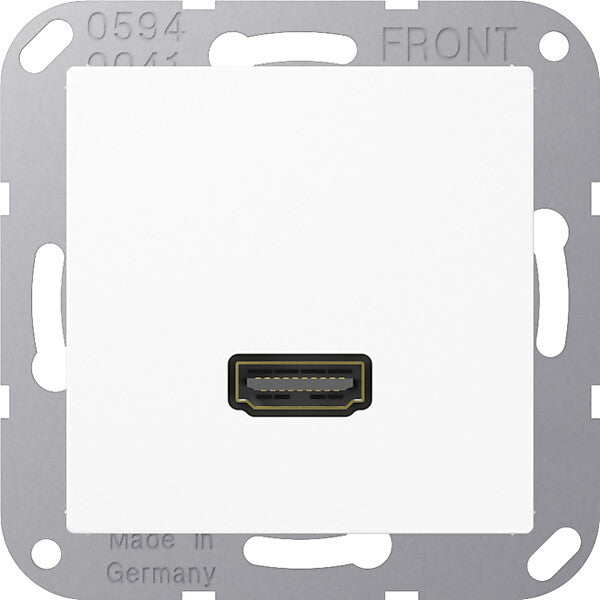 JUNG Multimedia-Anschluss aws HDMI m.Tragring MA A 1112 WW